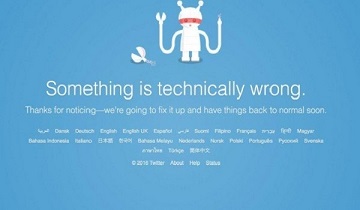 تويتر يتوقف عن العمل بسبب خلل تقني